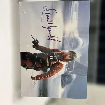 스타 워즈 루크 스카이워커 사인 포함 사진