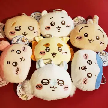 치이카와 (먼작귀) 봉제 인형 패스 케이스 파우치