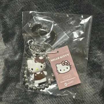 LOWRYS FARM 키티 콜라보 마스코트 참 브라운