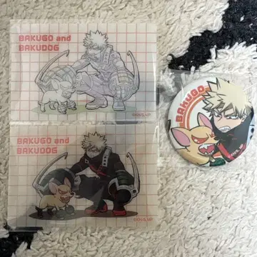 나의 히어로 아카데미아 바쿠고 카츠키 카드 캔뱃지