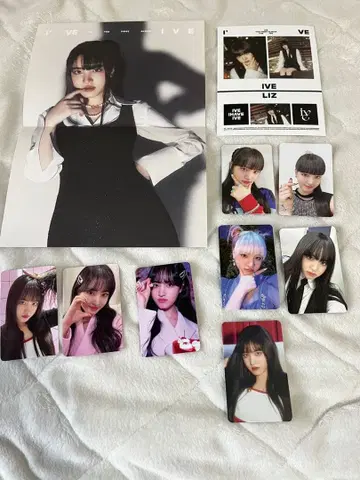 IVE LIZ 트레이딩 카드 과거 혜택 세트