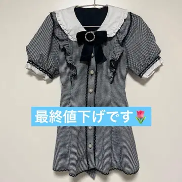 허니시나몬 셋업 양산 의류 지뢰 의류 프릴 리본