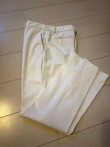 PLST 화이트 슬랙스 L