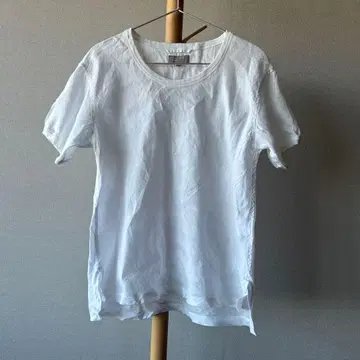 MARGARET HOWELL 마가렛 하웰 린넨 반팔 셔츠 화이트