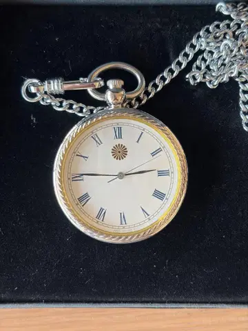 SEIKO제 회중시계 실버 란쥬 훈장 수훈 기념