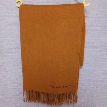 [ Agnes b ] 브라운 프린지 머플러 관리A-6