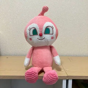 호빵맨 뮤지엄 한정판 짤랑이 코듀로이 봉제 인형