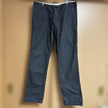 cushman 블랙 샴브레이 팬츠 36 x 34 치노 팬츠