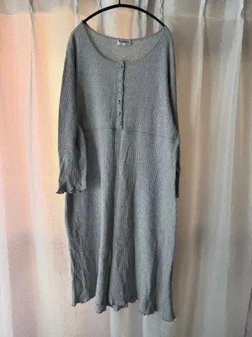 Hanes 그레이 롱 원피스 서멀 원피스