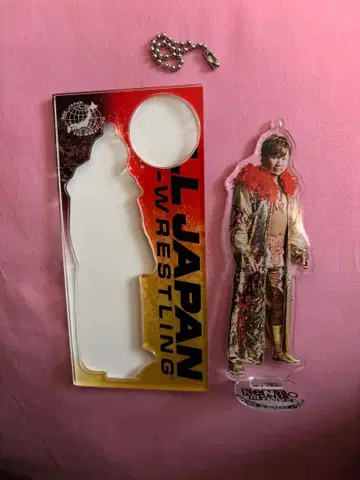 전일본 프로레슬링 미야하라 켄토 사인 포함 아크릴 스탠드