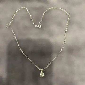 스와로브스키 실버 크리스탈 펜던트 목걸이