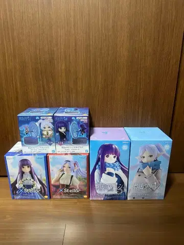 장송의 프리렌 피규어 & 룸 라이트 6개 세트