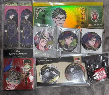 트위스테 7장 미니 아크릴 스탠드 금박 캔뱃지 세트 등 트레이