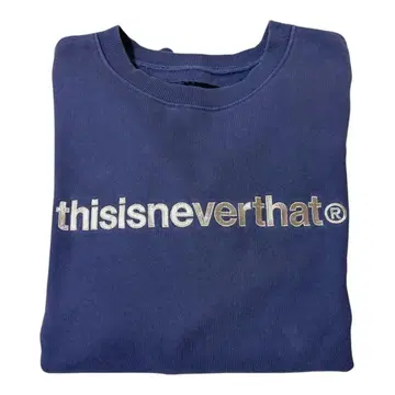 thisisneverthat 네이비 로고 트레이닝복