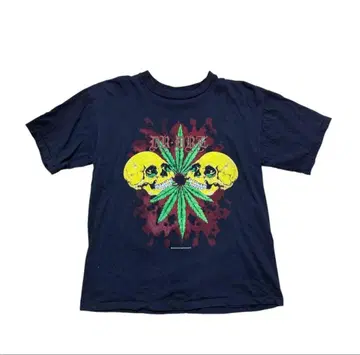 90s Dr.Dre 닥터 드레 더블 스컬 T셔츠