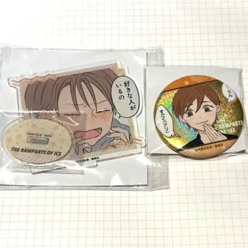 얼음 성벽 복권 메이트 아즈미 미키 캔뱃지 미니 아크릴 스탠드