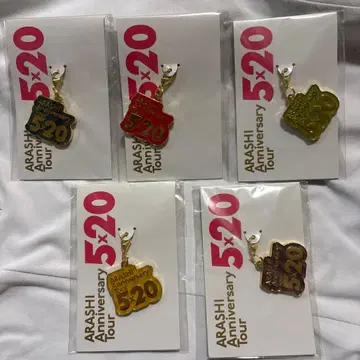 ARASHI 5 x 20 Anniversary Tour 회장 한정판 키링