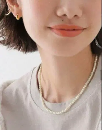 미사용 새상품 저널 스탠다드 리룸 유리 진주 목걸이