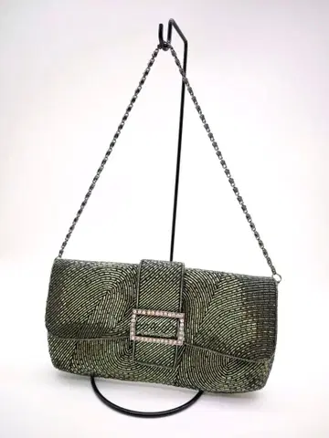 DIANA GINZA 비즈 클러치백 새상품급