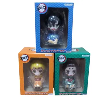 귀멸의 칼날 퐁당 피규어 탄자, 젠자, 이노자 세트