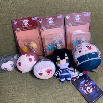 귀멸의 칼날 봉제 인형 세트 후와코로린 하구캬라 쵸코놋코 묶음 판매