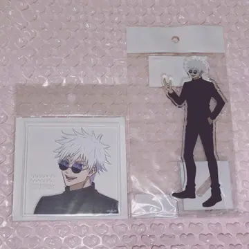 주술회전 고죠 사토루 TSUTAYA 아크릴 스탠드 아크릴 코스터 회옥옥절