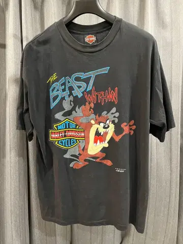 Harley-Davidson 태즈매니아 데빌 티셔츠 1993년 제조