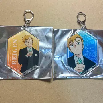 몹사이코 100 레이겐 아라타카 TSUTAYA 한정 아크릴 키링 2개
