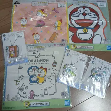 도라에몽 제일복권 핸드 타월 러버 참 세트