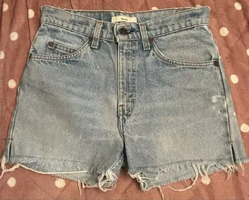 flanks 리메이크 데님 하프 팬츠 리바이스