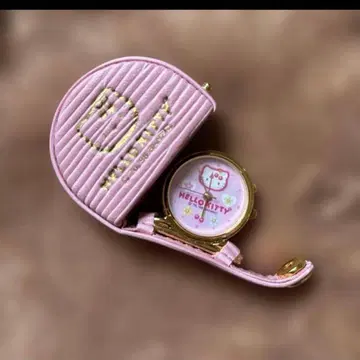 초레어 1998년제 헬로키티 체리키티 미니 시계