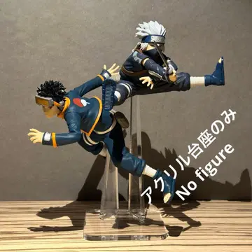 아크릴 받침대만입니다 나루토 오비토 카카시 피규어 2체용 받침대