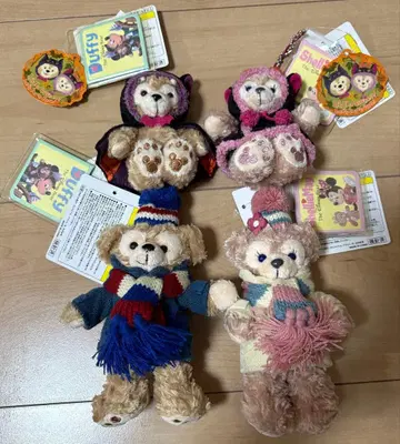 더피 셰리메이 키링 4세트 디즈니