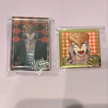 단간론파 오오와다 몬도 아크릴 스탠드 15주년 희로애락 스퀘어 배지