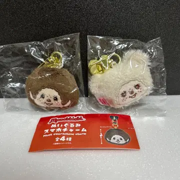 몬치치 봉제 인형 스마트폰 참 가챠
