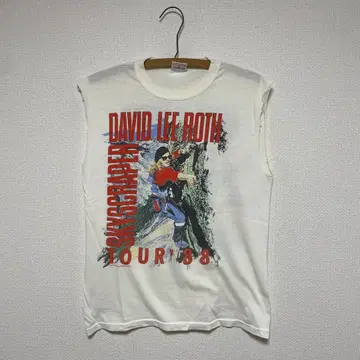 80s David Lee Roth 밴딩 Tee 티셔츠 1988