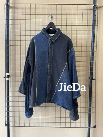 JieDa 지에다 SWITCHING DENIM SHIRT 데님 셔츠