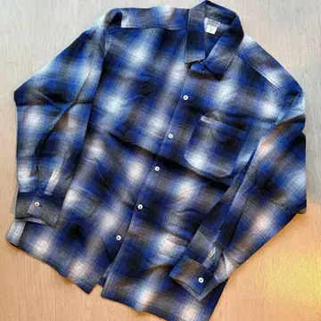 [ 새상품급 ] Caltop 칼탑 옴브레 체크 플란넬 셔츠