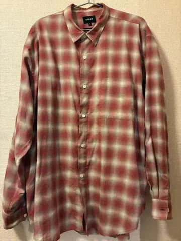 BEAMS 긴팔 셔츠 M 사이즈 체크