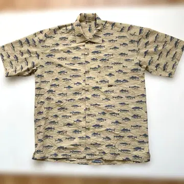 빈티지 이지-엑스 피쉬 토탈핸들링 셔츠