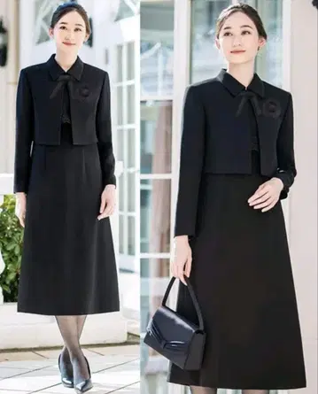 미사용 새상품 블랙 포멀 상복 여성용 세트 예복 3L 관혼상제