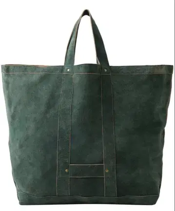 세븐 바이 세븐 seven by seven 가죽 토트백 그린