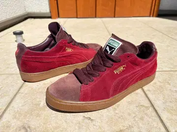 PUMA 스웨이드 버건디