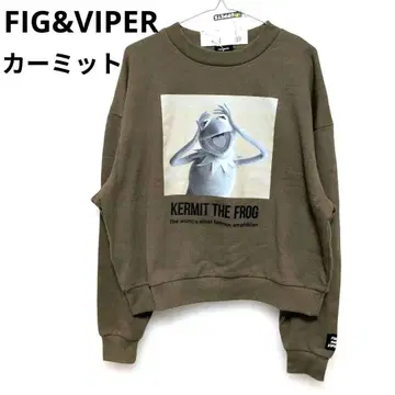 새상품 피그앤바이퍼 맨투맨 풀오버 세서미 스트릿 커밋