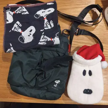 스누피 굿즈 묶음 판매 손수건 가방 백 파우치 카드 케이스