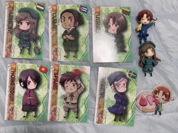 헤타리아 트레이딩 카드 피규어 아크릴 키링