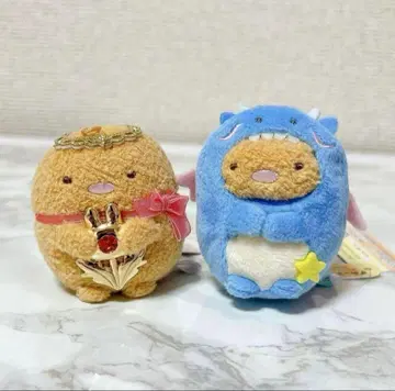 스미코구라시 테노리 봉제 인형 돈카츠 2종 세트 봉제 인형 마스코트