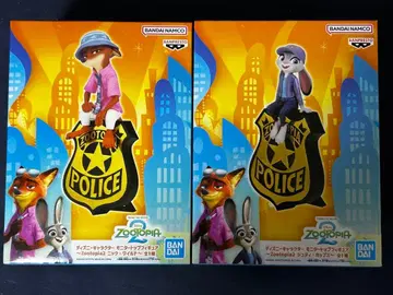 주토피아 프라이스 모니터 탑 피규어 2체 세트