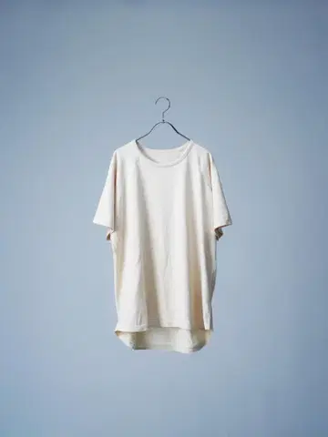 wafu 피부가 선택한 궁극의 오가닉 코튼 T셔츠 미색