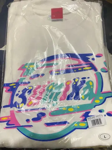 sumika 글리치 T셔츠 화이트 L 사이즈